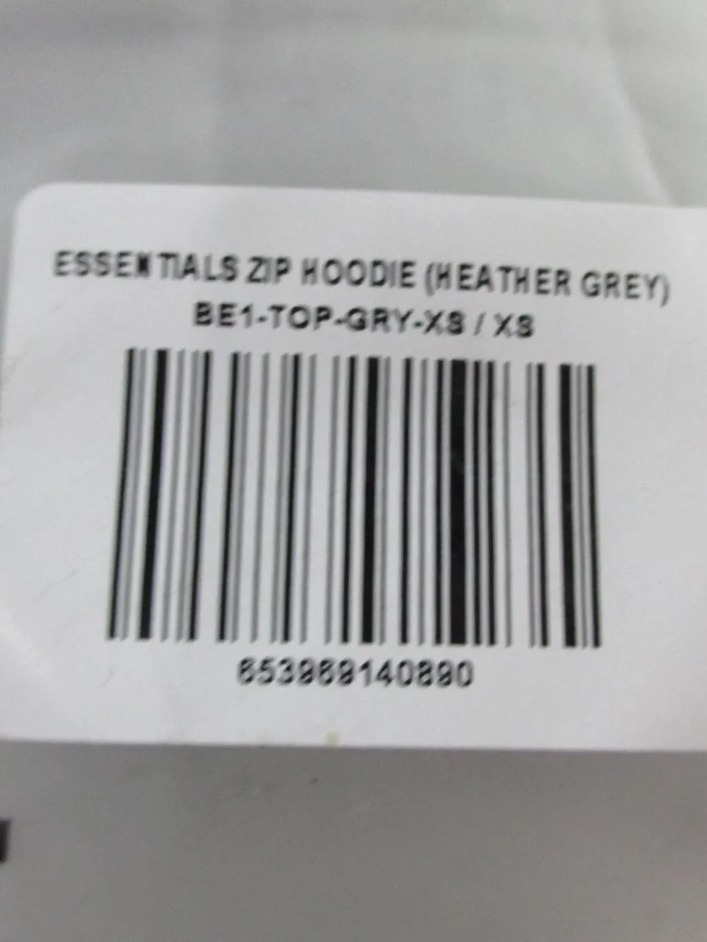 Body by Raven Tracy Hoodie Womens XS Heather Gray Essentials Zip Sweatshirt NEW - Picture 10 of 11